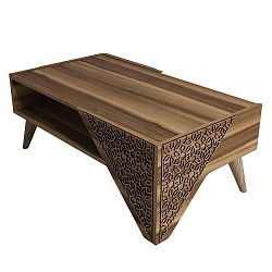 Konferenční stolek Beril Walnut, šířka 105 cm