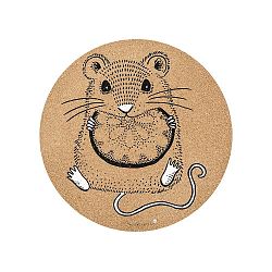 Korkové prostírání Bloomingville Mouse, ⌀ 37 cm