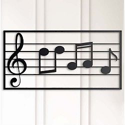Kovová nástěnná dekorace Play Music