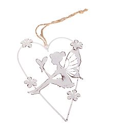 Kovová závěsná dekorace Dakls Fairy With Heart