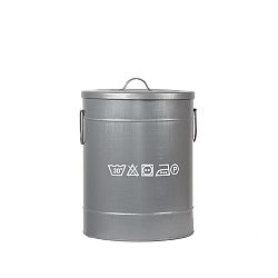 Kovový koš na špinavé prádlo LABEL51, ⌀ 32 cm
