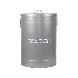 Kovový koš na špinavé prádlo LABEL51, ⌀ 40 cm