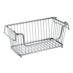Kovový košík iDesign York Basket, 32 x 16 cm