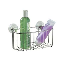 Kovový košík na přísavku iDesign Suction Basket