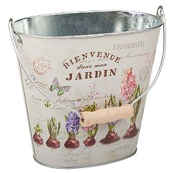 Kovový kyblík Gideon Jardin, výška 15,5 cm