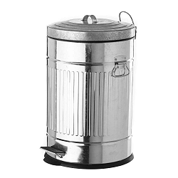 Kovový odpadkový koš s pedálem Unimasa, 20 l