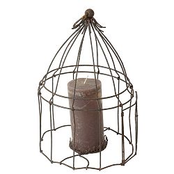 Kovový svícen Antic Line Cage