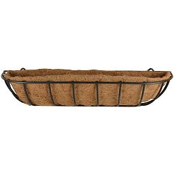 Kovový truhlík Esschert Design Nice, šířka 80 cm