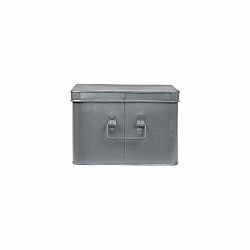 Kovový úložný box LABEL51 Media, šířka 35 cm