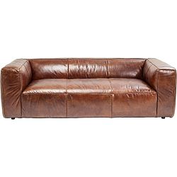Kožená dvojmístná pohovka Kare Design Cubetto
