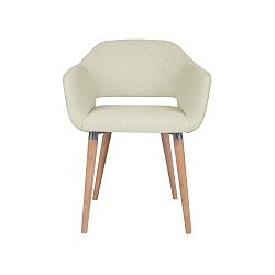 Krémová jídelní židle Cosmopolitan Design Napoli