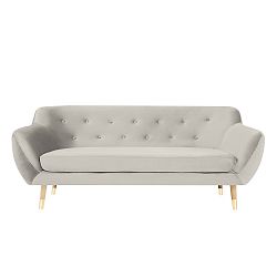 Krémová třímístná pohovka Mazzini Sofas Amelie