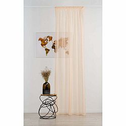Krémová záclona 300x245 cm Voile – Mendola Fabrics