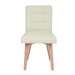 Krémově bílá jídelní židle Mazzini Sofas Tulip