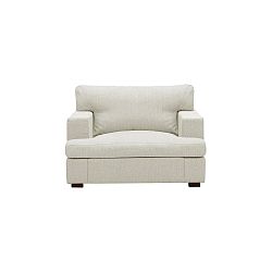 Krémově bílé křeslo The Clasic Living Charles