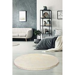 Krémově bílý koberec Milano, ⌀ 90 cm