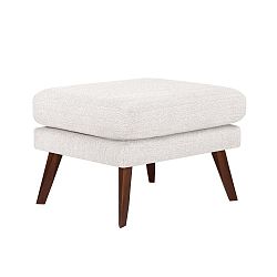 Krémově bílý taburet Mazzini Sofas Elena