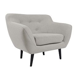Krémové křeslo Mazzini Sofas Piemont