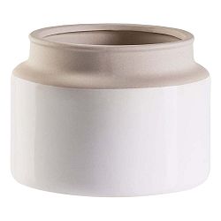 Krémovo-bílá váza Vox Todal, výška 17 cm