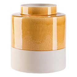 Krémovo-žlutá váza Vox Hola, výška 25,5 cm