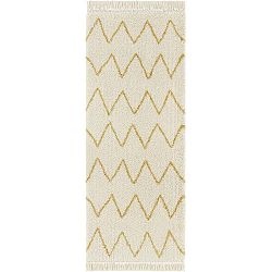 Krémový běhoun Mint Rugs Rotonno, 80 x 200 cm