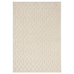 Krémový koberec Mint Rugs Shine Mero, 80 x 125 cm