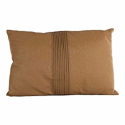 Krémový polštář PT Living Leather Look, 50 x 30 cm