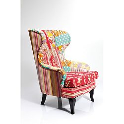 Křeslo ušák Kare Design Patchwork Eclectic