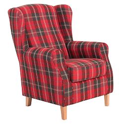 Křeslo ušák Max Winzer Lorris Vintage Red