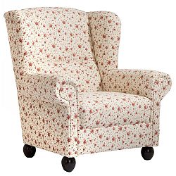 Křeslo ušák Max Winzer Monarch Flowery Beige