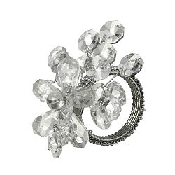 Kroužek na ubrousky Parlane Crystal, 9 x 7 cm