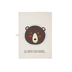Kuchyňská utěrka z organické bavlny OYOY Bear