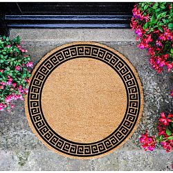 Kulatá rohožka Artsy Doormats Greek Border, ⌀ 70 cm