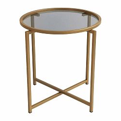 Kulatý odkládací stolek ø 50 cm Gold – Neostill