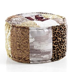 Kulatý puf Oreste Luchetta Yantra Exotic Velvet