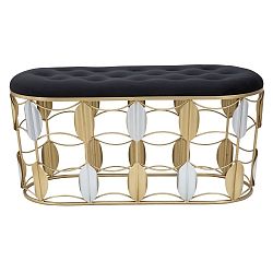 Lavice Mauro Ferretti Glam Leaf, 40,5 x 91,5 cm