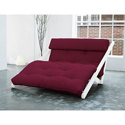Lenoška Karup Figo, White/Bordeaux, 120 cm