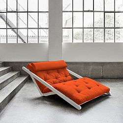 Lenoška Karup Figo, White/Orange, 120 cm