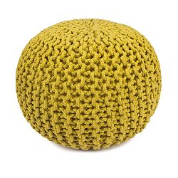 Limetkový sedací puf HF Living Round, Ø 45 cm