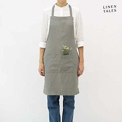 Lněná zástěra Khaki – Linen Tales