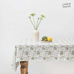 Lněný ubrus 140x300 cm White Botany – Linen Tales
