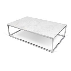 Malý bílý stolek TemaHome Prairie Marble