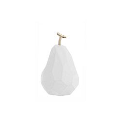 Matně bílá betonová soška PT LIVING Origami Pear