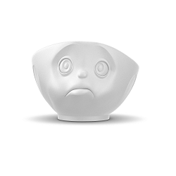 Matně bílá porcelánová rozmrzelá miska 58products