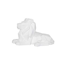 Matně bílá soška PT LIVING Origami Lion