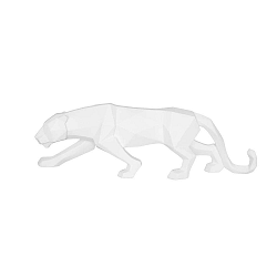 Matně bílá soška PT LIVING Origami Panther