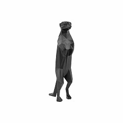 Matně černá soška PT LIVING Origami Meerkat