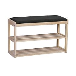 Matně lakovaný dubový botník Folke Gorges