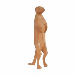 Matně žlutá soška PT LIVING Origami Meerkat