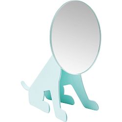 Mentolově modré stolní zrcadlo Kare Design Dog